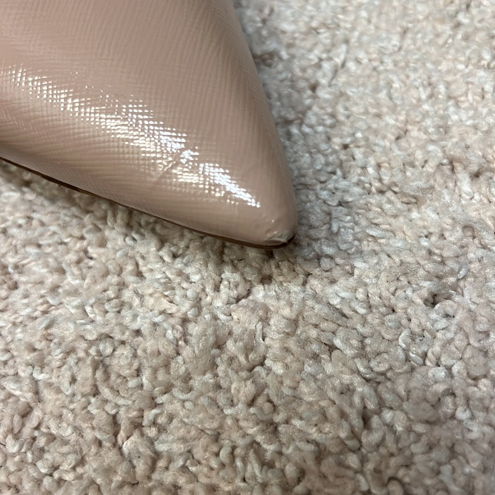 Prada pointed pump - cipria saffiano leather - Picture 4 of 4